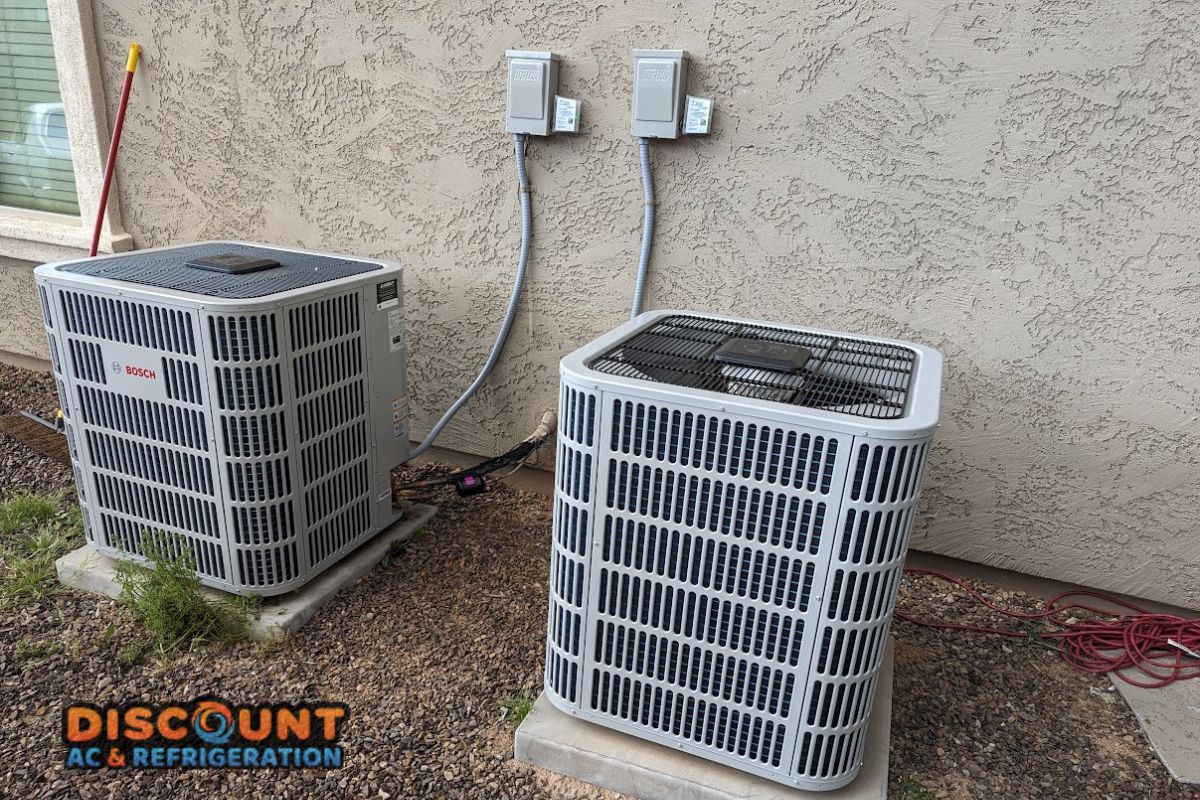 Air conditioning condenser units installation service in Phoenix Arizona