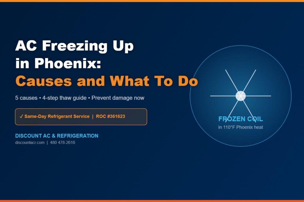 Ac Freezing Up Phoenix AZ Causes Fix
