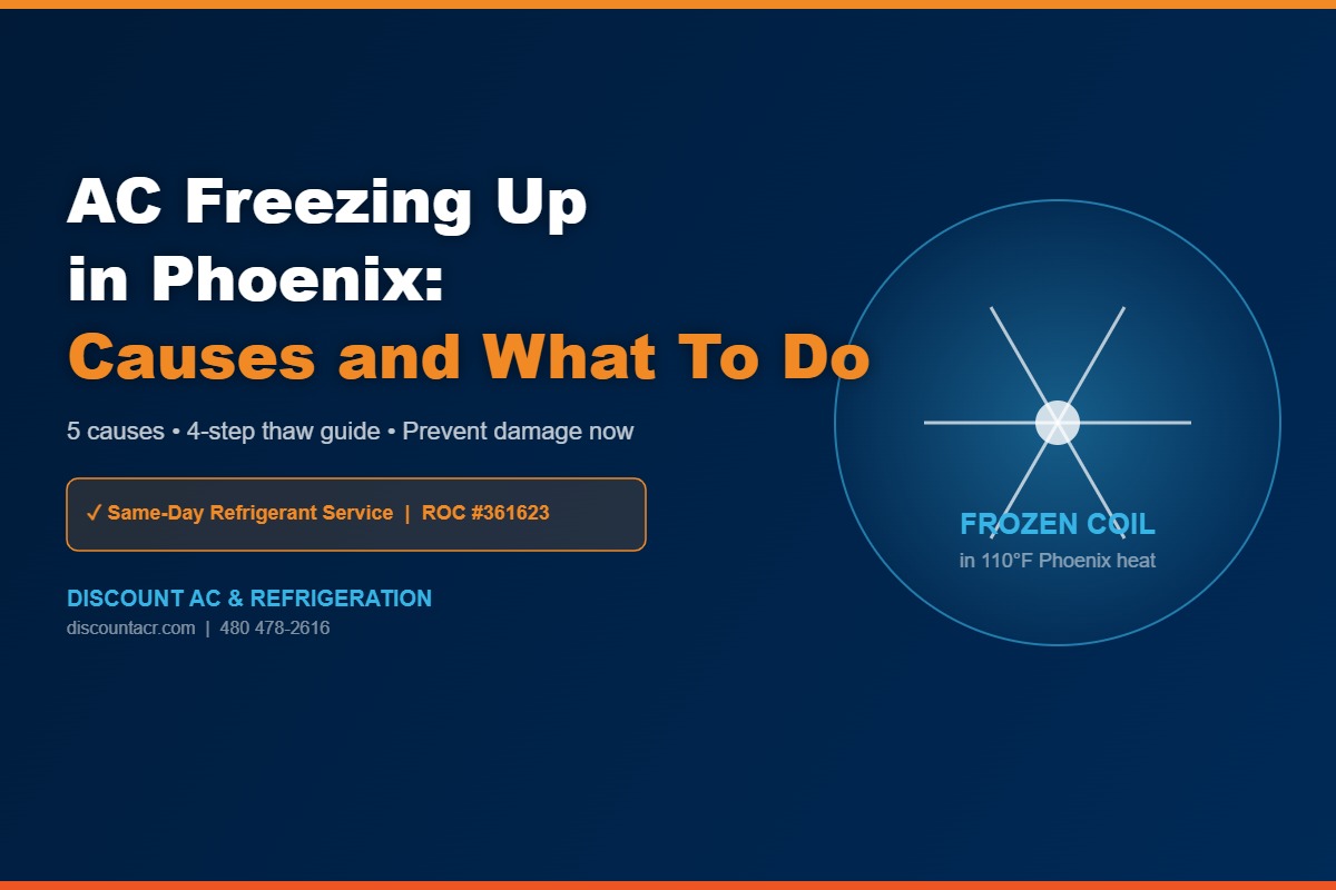 Ac Freezing Up Phoenix AZ Causes Fix