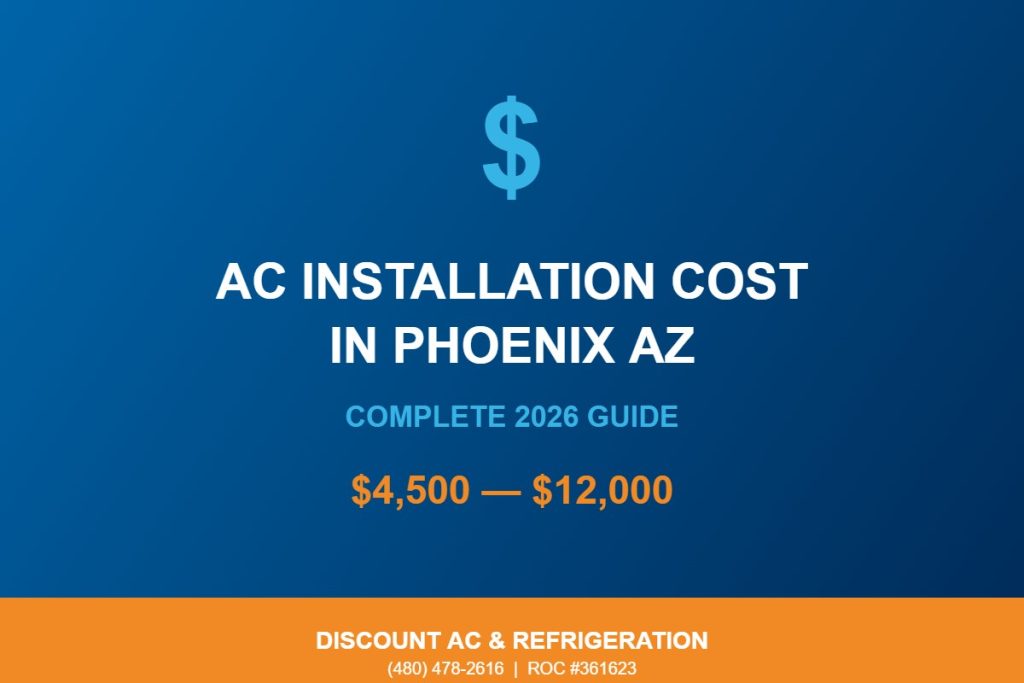 AC installation cost breakdown for Phoenix Arizona homeowners