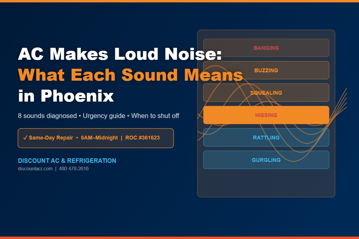 Ac Loud Noise Phoenix AZ Diagnosis