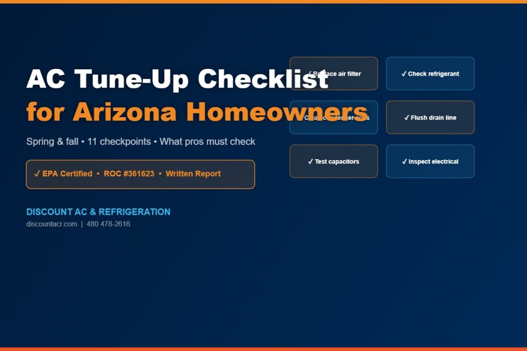 Ac Tune Up Checklist Arizona