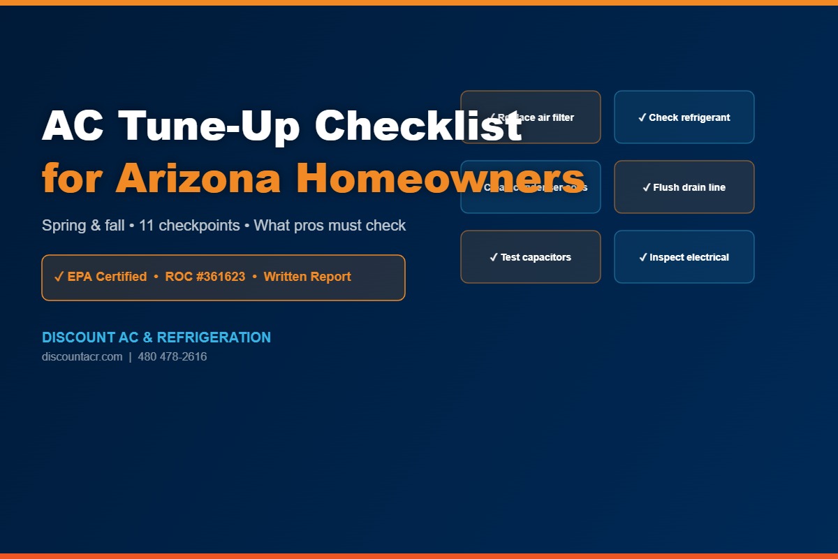 Ac Tune Up Checklist Arizona