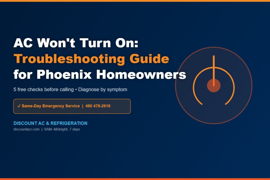 Ac Wont Turn On Phoenix AZ Troubleshooting