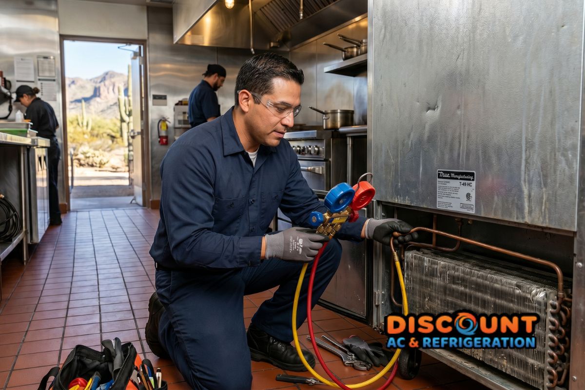 Reach-in cooler repair