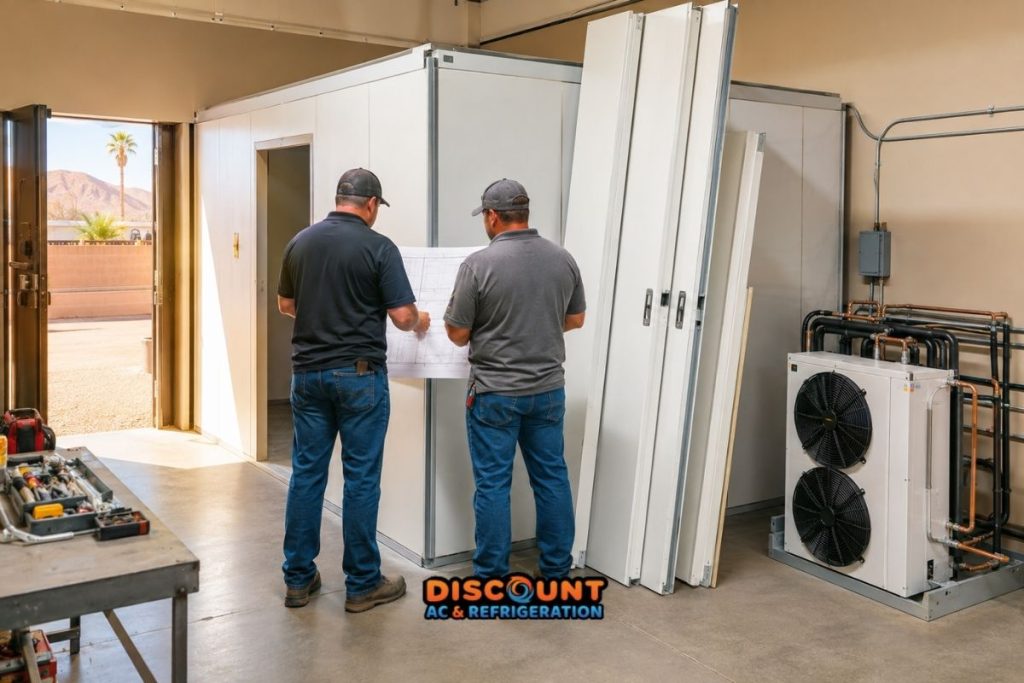 walk in cooler installation